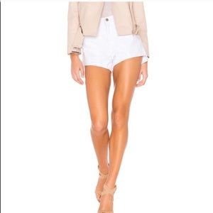 NWT - Pistola Kylee Relaxed High Rise White Shorts